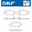 Jeu de 4 plaquettes de frein avant SKF VKBP 80923 A - Visuel 2