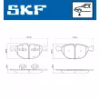 Jeu de 4 plaquettes de frein avant SKF VKBP 81002 - Visuel 2