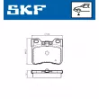Jeu de 4 plaquettes de frein avant SKF VKBP 81013 - Visuel 2