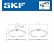 Jeu de 4 plaquettes de frein avant SKF VKBP 81031 E - Visuel 2