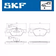 Jeu de 4 plaquettes de frein avant SKF VKBP 81050 E - Visuel 2