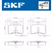 Jeu de 4 plaquettes de frein avant SKF VKBP 81052 E - Visuel 2