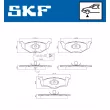 Jeu de 4 plaquettes de frein avant SKF VKBP 81062 E - Visuel 2