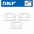 Jeu de 4 plaquettes de frein avant SKF VKBP 81099 A - Visuel 2