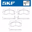 Jeu de 4 plaquettes de frein avant SKF VKBP 81108 A - Visuel 2