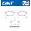 Jeu de 4 plaquettes de frein avant SKF VKBP 81124 A - Visuel 2
