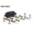 Jeu de 4 plaquettes de frein arrière SKF VKBP 90032 A - Visuel 1