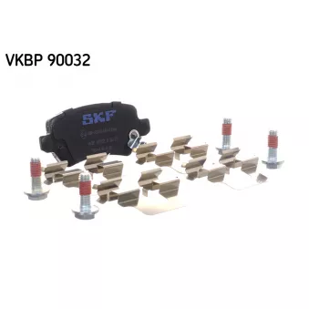 Jeu de 4 plaquettes de frein arrière SKF VKBP 90032 A