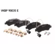 Jeu de 4 plaquettes de frein arrière SKF VKBP 90035 E - Visuel 2