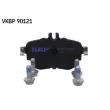 Jeu de 4 plaquettes de frein arrière SKF VKBP 90121 - Visuel 2