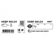 Jeu de 4 plaquettes de frein arrière SKF VKBP 90124 - Visuel 3