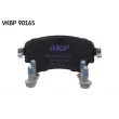 Jeu de 4 plaquettes de frein arrière SKF VKBP 90165 - Visuel 2