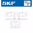 Jeu de 4 plaquettes de frein arrière SKF VKBP 90340 A - Visuel 2