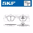 Jeu de 4 plaquettes de frein arrière SKF VKBP 90372 - Visuel 2