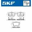 Jeu de 4 plaquettes de frein arrière SKF VKBP 90397 A - Visuel 2