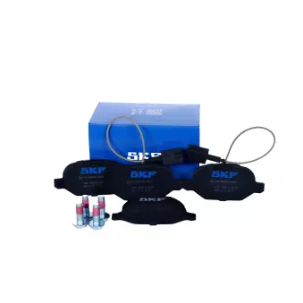 Jeu de 4 plaquettes de frein arrière SKF VKBP 90398 E