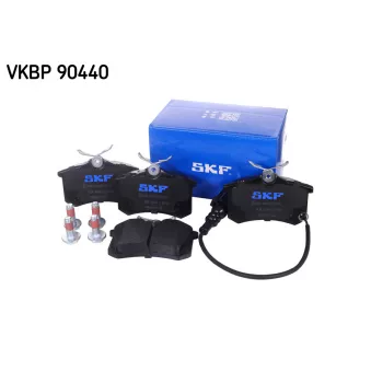 Jeu de 4 plaquettes de frein arrière SKF VKBP 90440 E