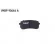 Jeu de 4 plaquettes de frein arrière SKF VKBP 90464 A - Visuel 3