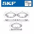 Jeu de 4 plaquettes de frein arrière SKF VKBP 90499 A - Visuel 2