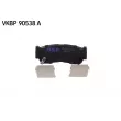 Jeu de 4 plaquettes de frein arrière SKF VKBP 90538 A - Visuel 1