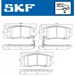 Jeu de 4 plaquettes de frein arrière SKF VKBP 90556 A - Visuel 2