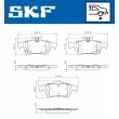 Jeu de 4 plaquettes de frein arrière SKF VKBP 90851 A - Visuel 2