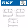 Jeu de 4 plaquettes de frein arrière SKF VKBP 90874 A - Visuel 2