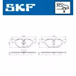 Jeu de 4 plaquettes de frein arrière SKF VKBP 90963 - Visuel 2