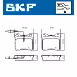 Jeu de 4 plaquettes de frein arrière SKF VKBP 91032 E - Visuel 2