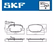Jeu de 4 plaquettes de frein arrière SKF VKBP 91046 E - Visuel 2