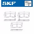 Jeu de 4 plaquettes de frein arrière SKF VKBP 91127 A - Visuel 2