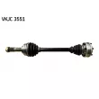 Arbre de transmission SKF VKJC 3551 - Visuel 1
