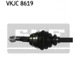 Arbre de transmission SKF VKJC 8619 - Visuel 2