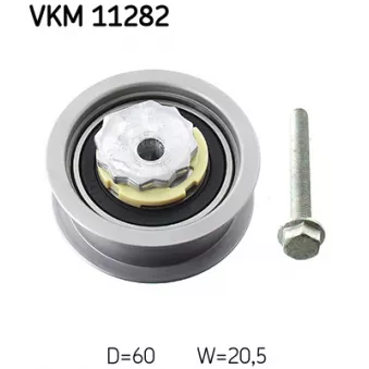 Poulie-tendeur, courroie de distribution SKF VKM 11282