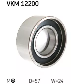 Poulie-tendeur, courroie crantée SKF VKM 12200