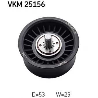 Poulie renvoi/transmission, courroie de distribution SKF VKM 25156