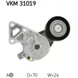 Poulie-tendeur, courroie trapézoïdale à nervures SKF VKM 31019 - Visuel 2