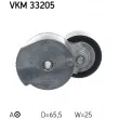 Poulie-tendeur, courroie trapézoïdale à nervures SKF VKM 33205 - Visuel 2