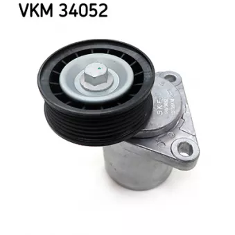 Poulie-tendeur, courroie trapézoïdale à nervures SKF VKM 34052