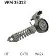 Poulie-tendeur, courroie trapézoïdale à nervures SKF VKM 35013 - Visuel 1
