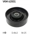 Poulie-tendeur, courroie trapézoïdale à nervures SKF VKM 62001 - Visuel 1