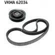 Jeu de courroies trapézoïdales à nervures SKF VKMA 62034 - Visuel 2