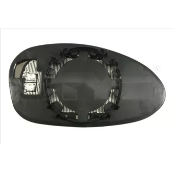 Verre de rétroviseur, rétroviseur extérieur TYC 303-0098-1