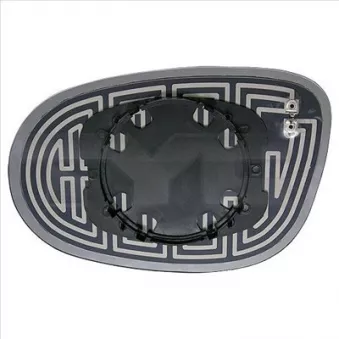 Verre de rétroviseur, rétroviseur extérieur TYC 309-0098-1