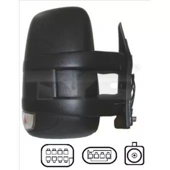 Rétroviseur extérieur TYC 315-0003