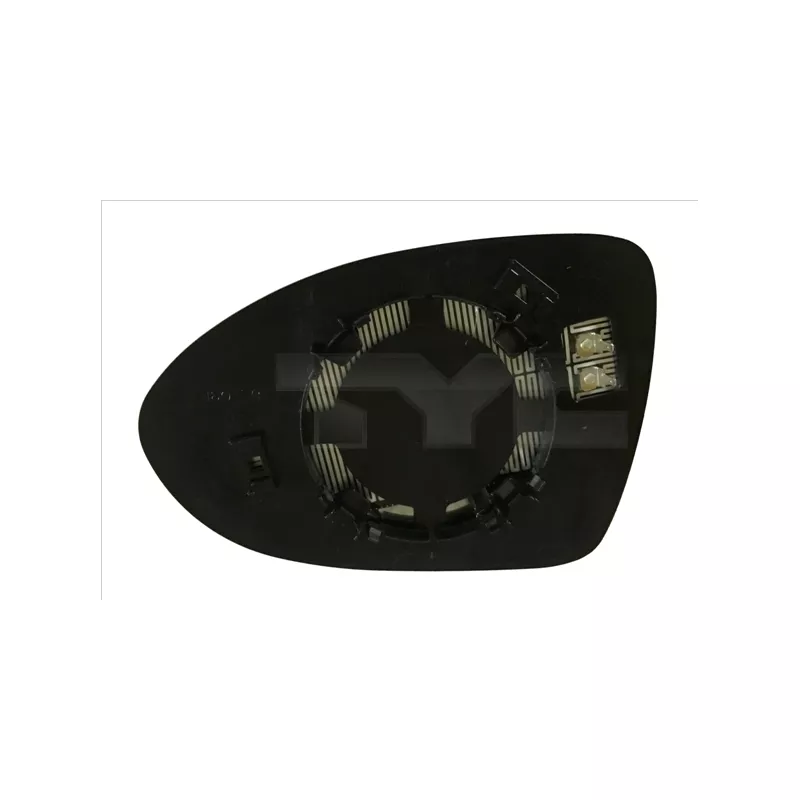Verre de rétroviseur, rétroviseur extérieur TYC 317-0047-1