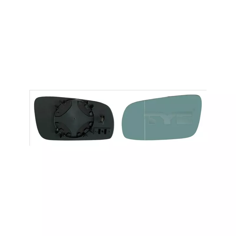 Verre de rétroviseur, rétroviseur extérieur TYC 337-0296-1