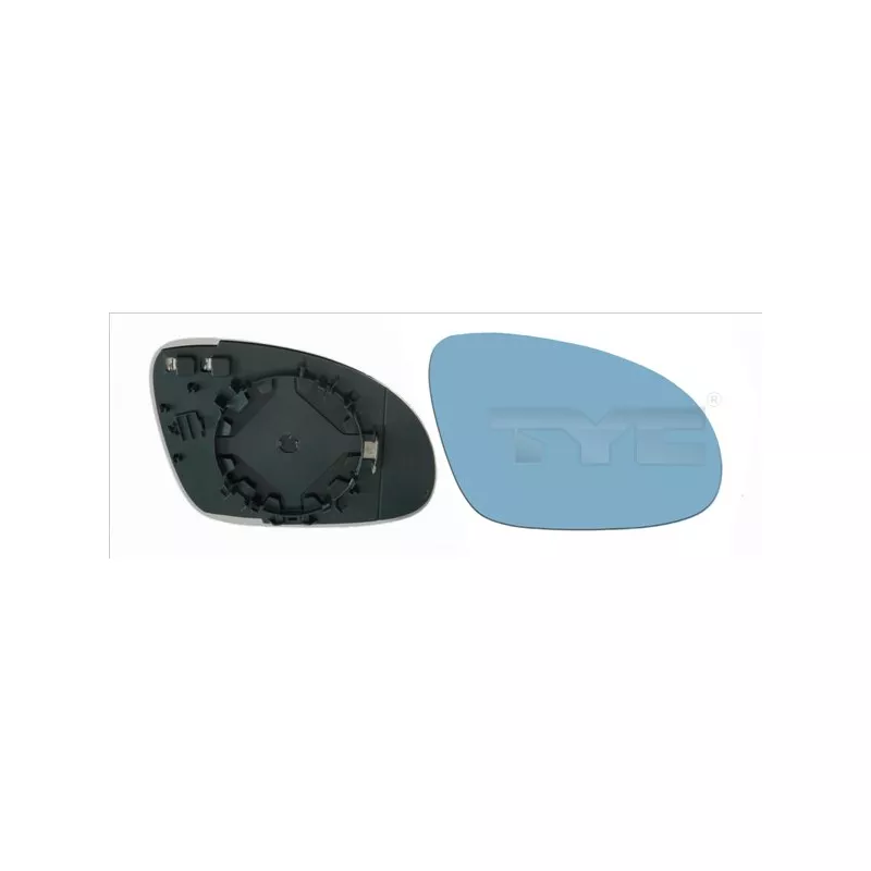 Verre de rétroviseur, rétroviseur extérieur TYC 337-0303-1