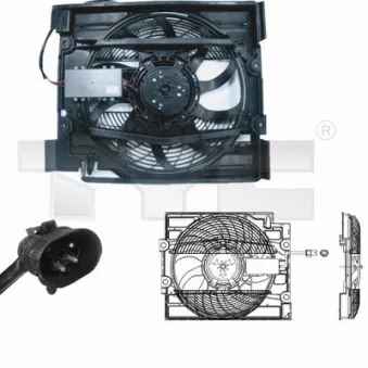 Ventilateur, refroidissement du moteur TYC