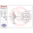 Jeu de 2 disques de frein arrière BREMBO 08.9512.1X - Visuel 1